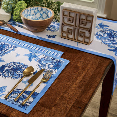 Patricia Heaton Home Florals And Flitters Table Runner 72
